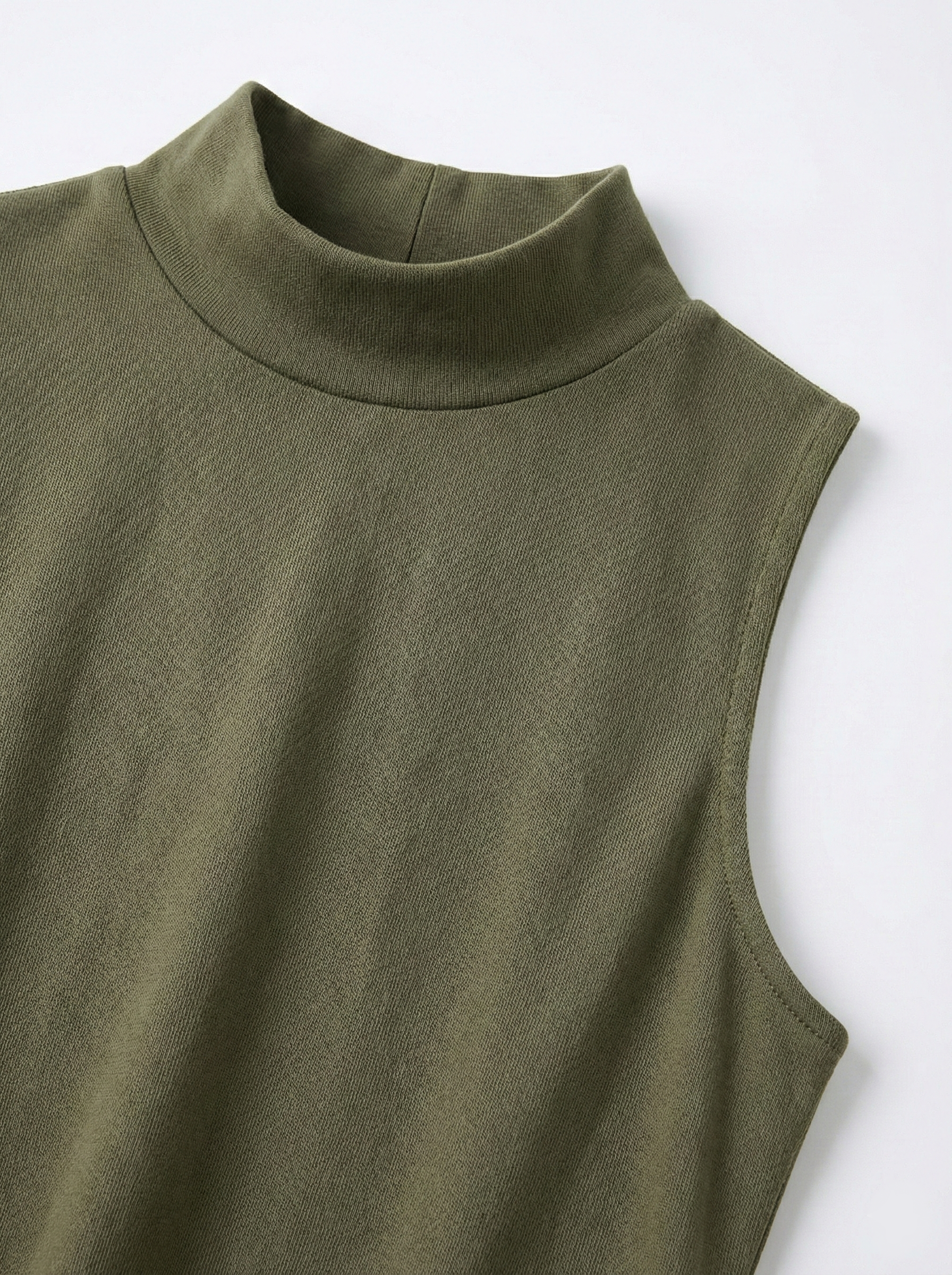 Yarım Balıkçı Yaka Bluz - Taş