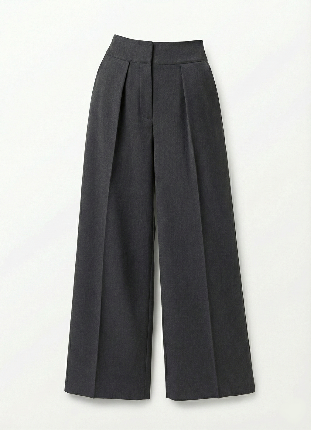 Pileli Palazzo Pantolon - Antrasit
